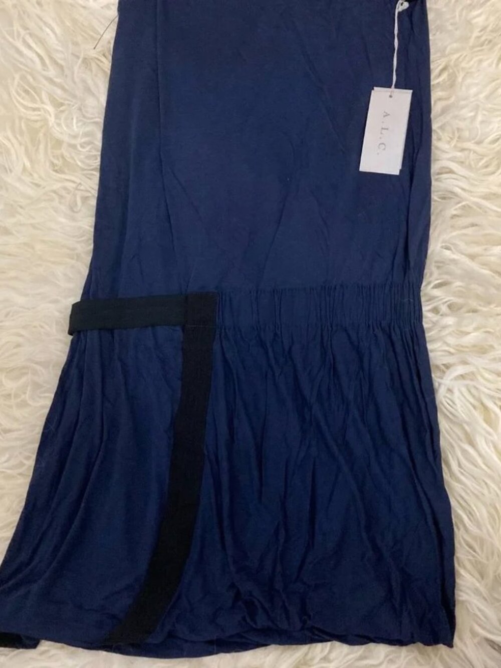 A.L.C. Bateau Neckline Knee-Length Dress 0068 - Picture 6 of 11